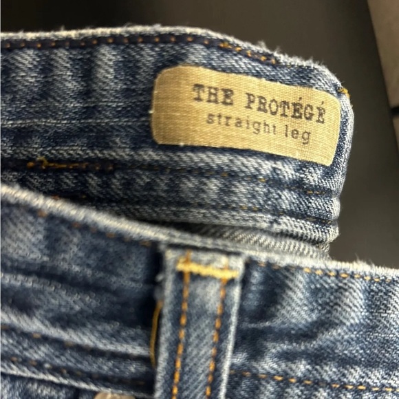 Adriano Goldschmied The Protege Women Blue Jeans Destroyed Heel 38x32 - Picture 7 of 16